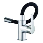 Thermador - Mitigeur modulable pour lavabo Madi noir-chromé - vidage clic-clac ABS