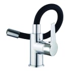 Thermador - Mitigeur modulable pour Lavabo MADI noir-chromé - vidage clic-clac ABS