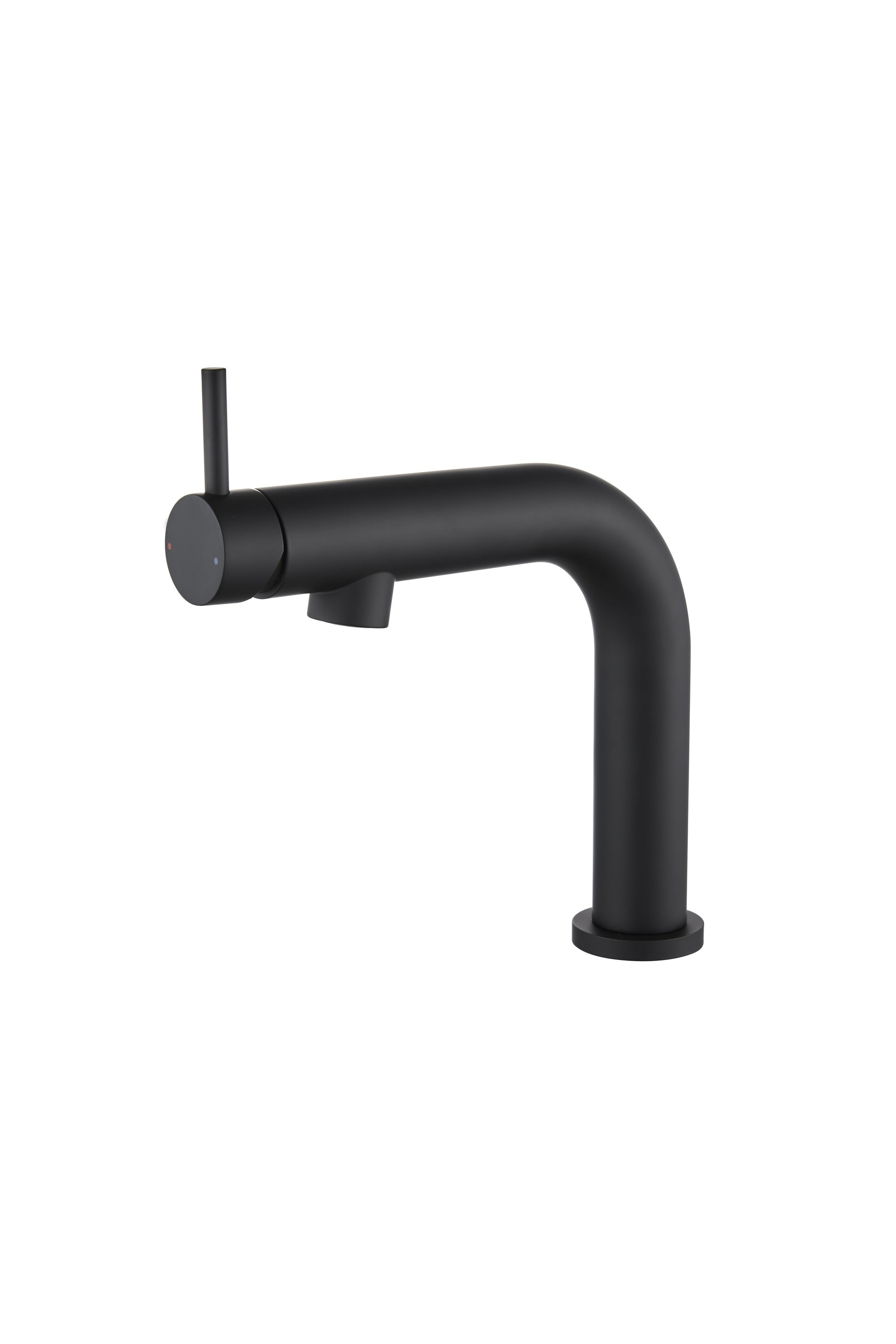 Thermador - Mitigeur pour Lavabo NELO noir - vidage clic-clac ABS coupelle métal assortie