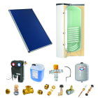Thermador - Pack A-CESI avec appoint élec.200L blanc-1 panneau-fix. toit. plate+ access.