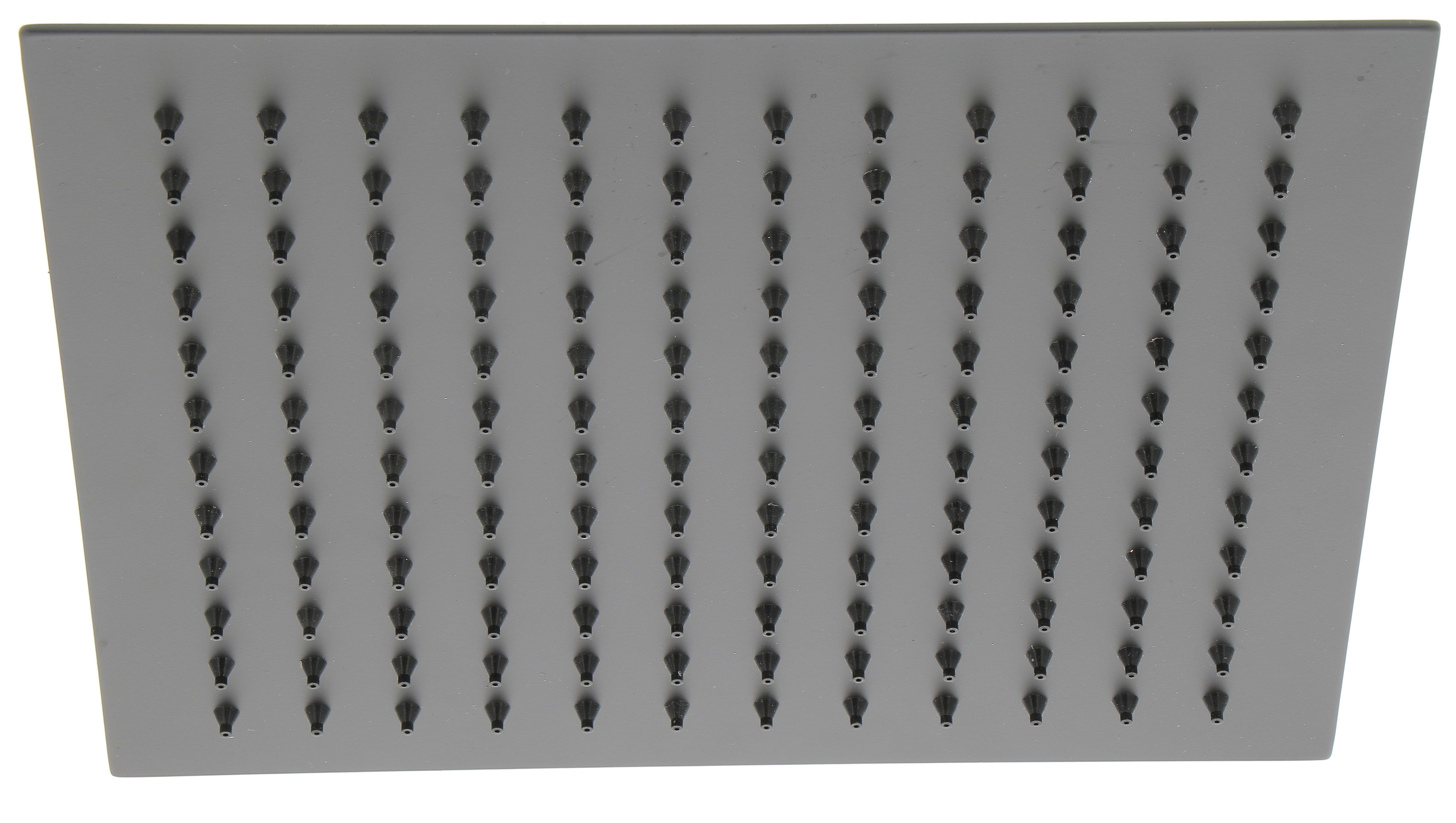 Thermador - Pomme de douche 300x300 metal noir