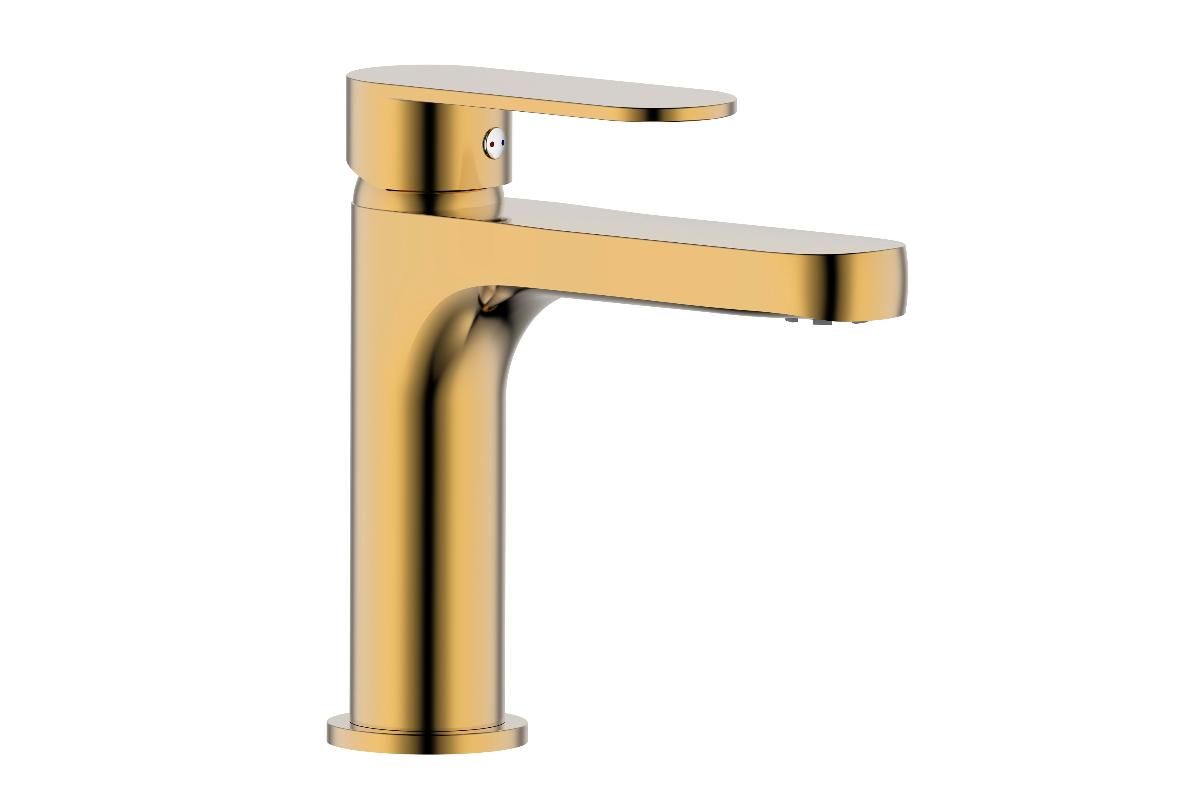 Thermador - Mitigeur pour Lavabo WOSSA cuivre PVD - vidage clic-clac laiton assorti