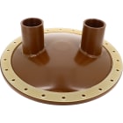 Thermador - Bride 2 Piquages 2"1/2F + Isolant M1pour Ballons BSS de 1500 à 4000 L