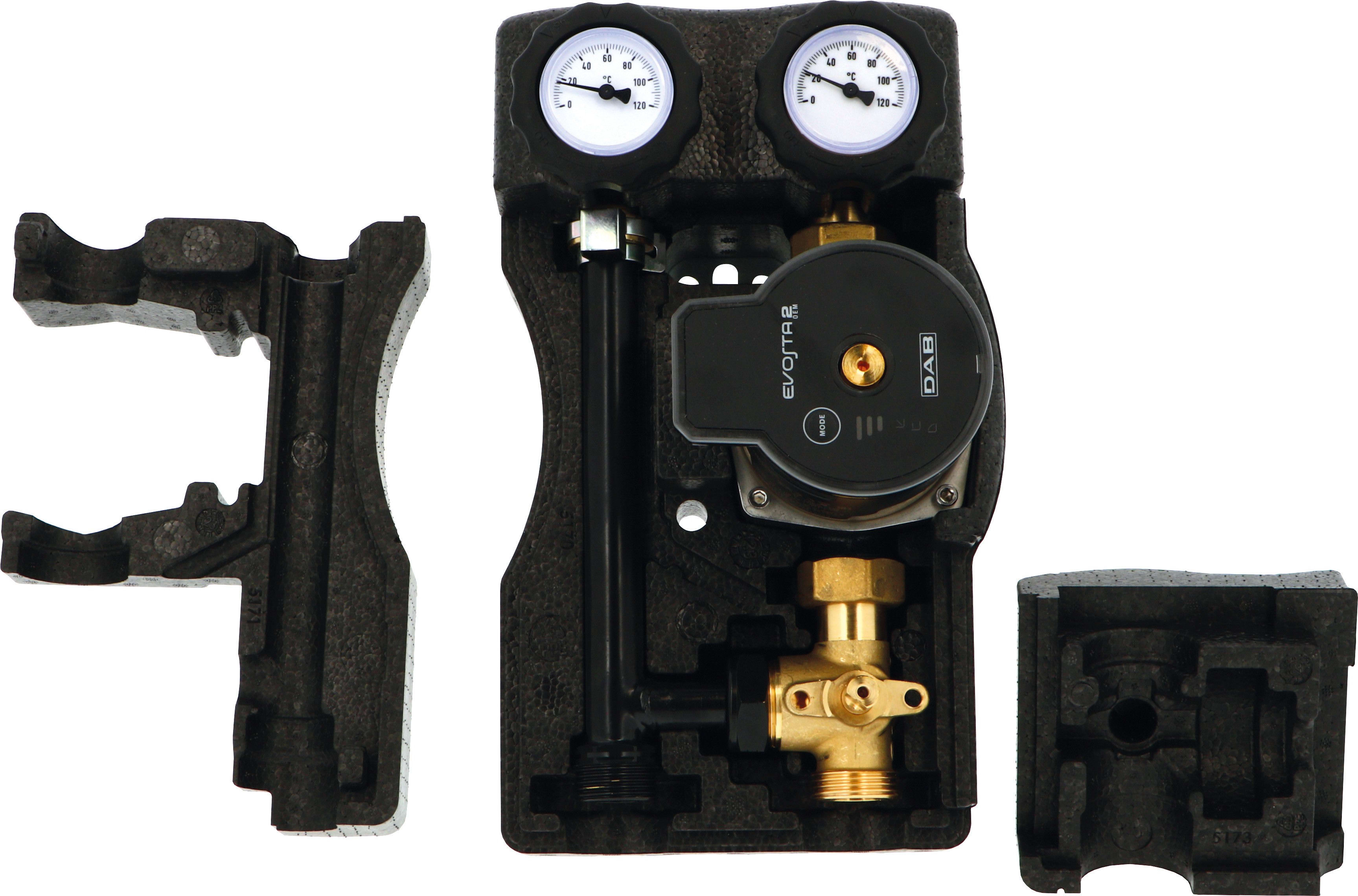 Thermador - Groupe hydraulique mélangé Compact Modulfit DN20 - entraxe 90 mm