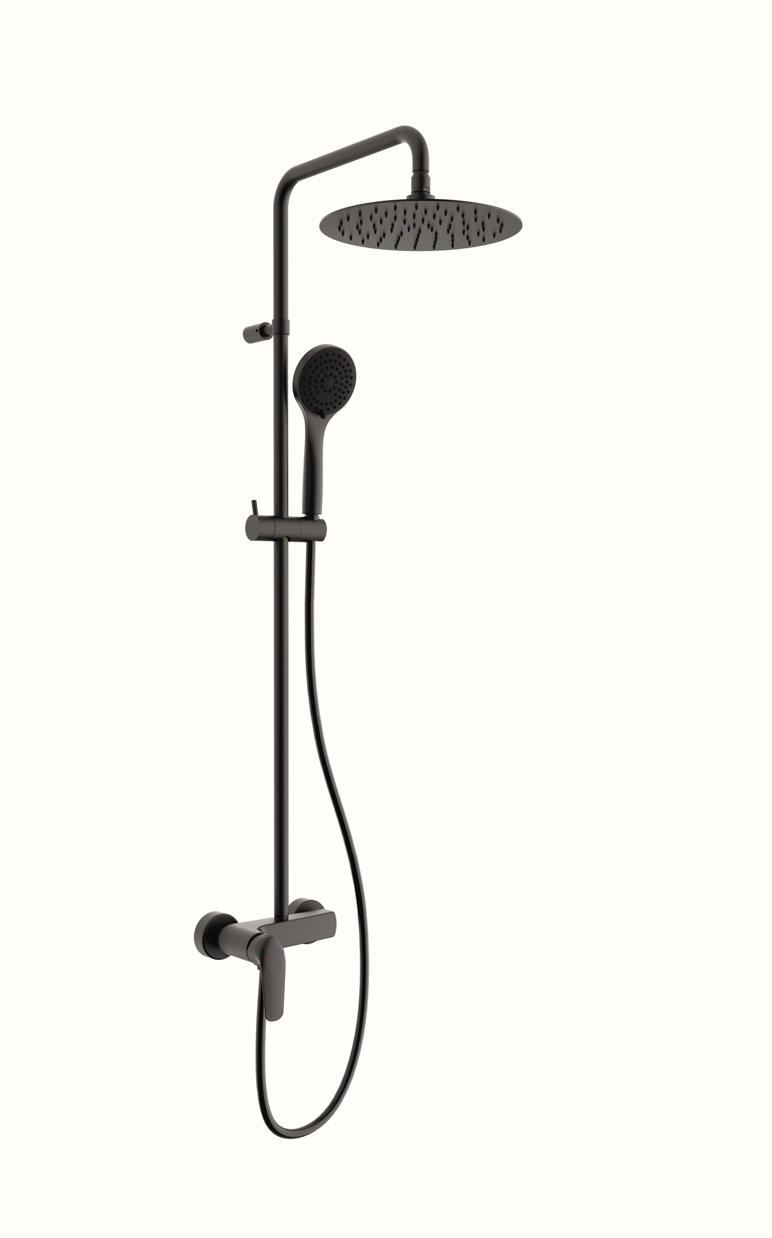 Thermador - système douche mécanique Noir gamme PACT