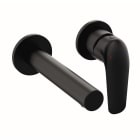 Thermador - Mitigeur encastré mural lavabo Noir. Gamme PACT