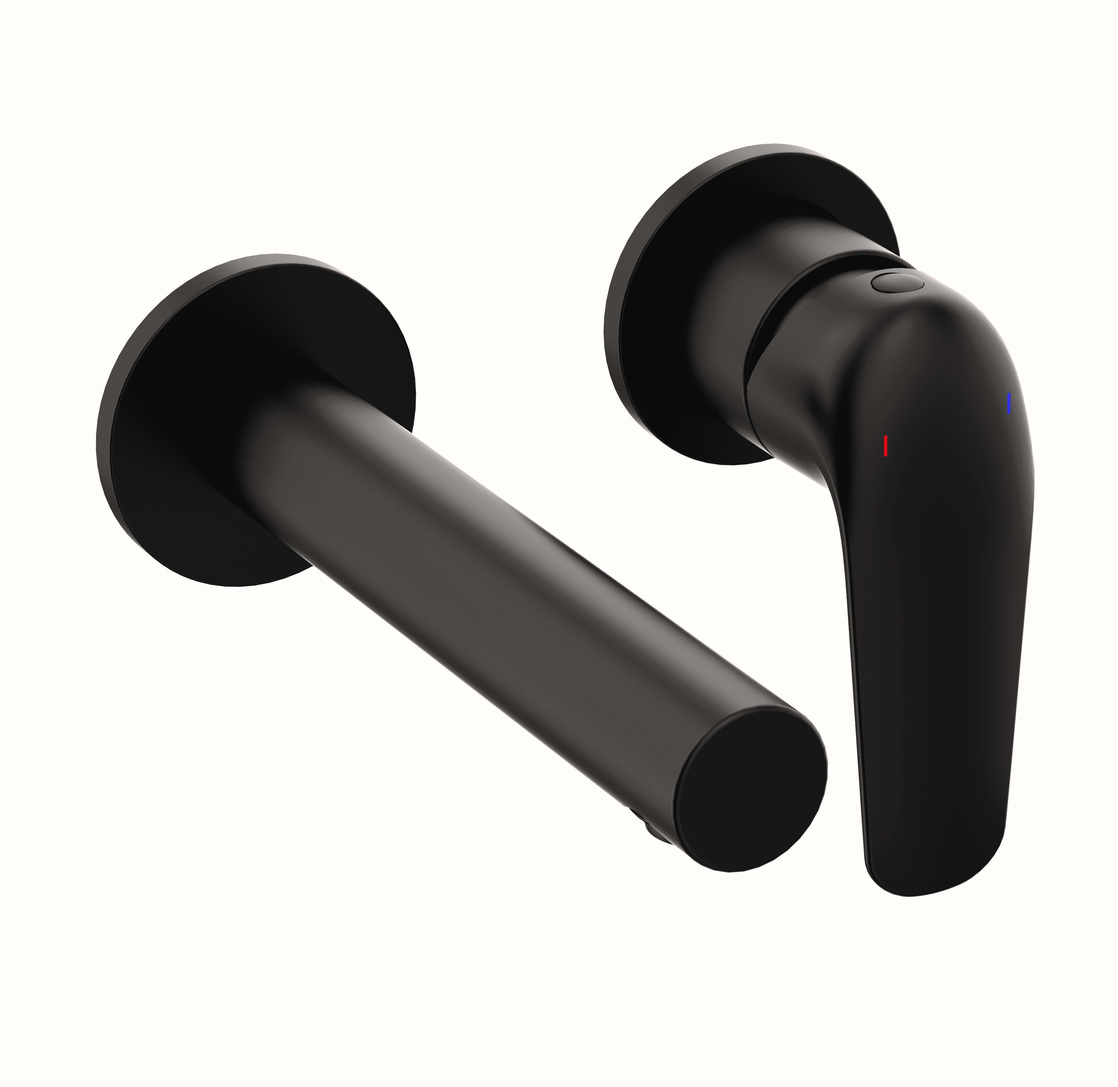 Thermador - Mitigeur encastré murallavabo Noir. Gamme PACT