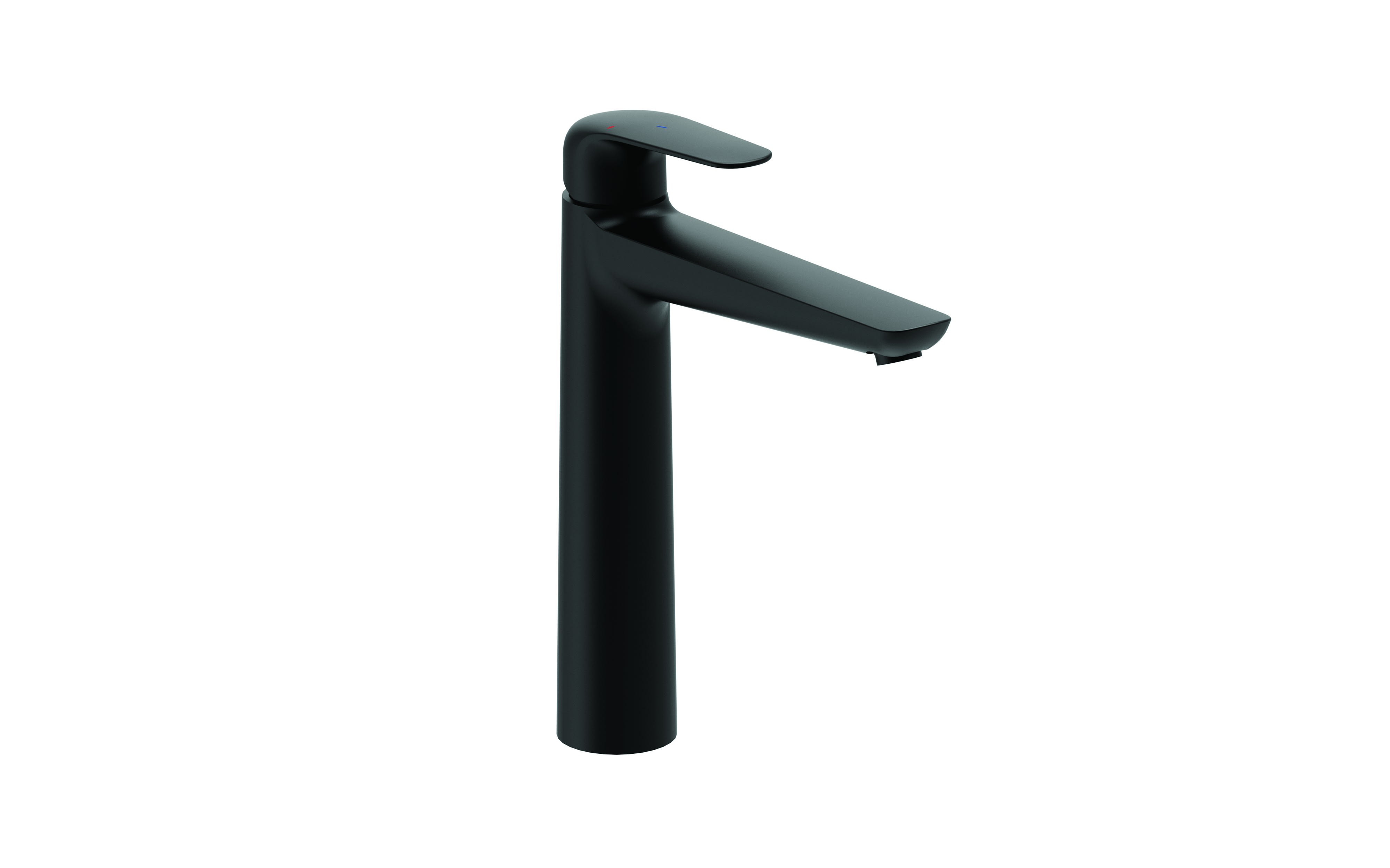 Thermador - Mitigeur haut pour lavabo Pact noir - vidage clic-clac ABS NF