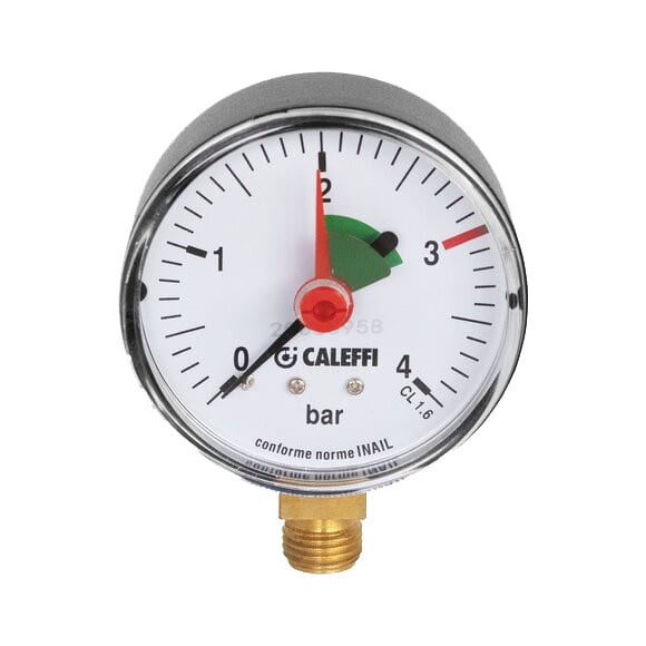 Thermador - Manomètre sanitaire. Raccord radial 1/4". 0 - 10 bar.