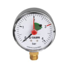 Thermador - Manomètre sanitaire. Raccord radial 1/4". 0 - 10 bar.
