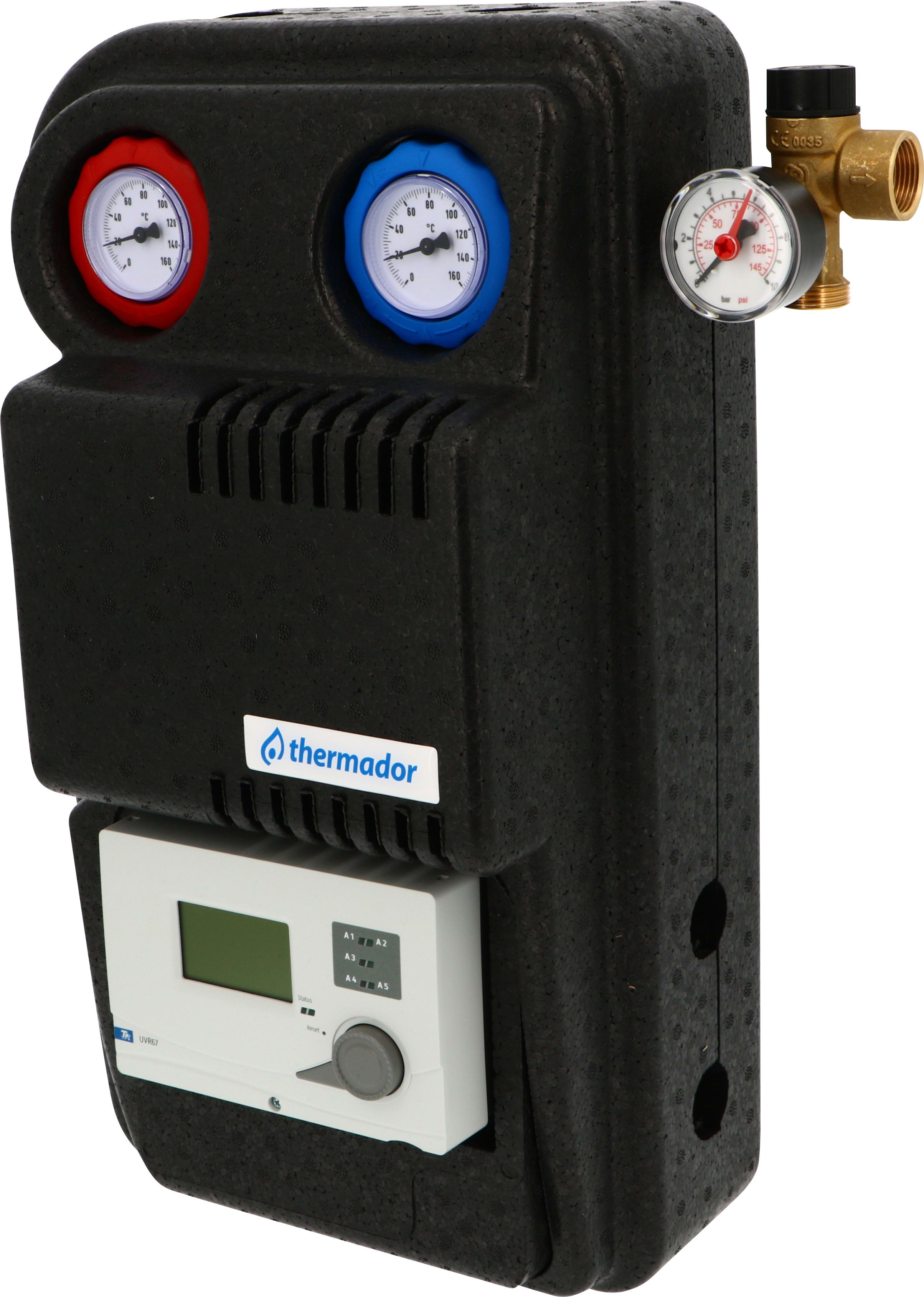 Thermador - Groupe transfert solaire départ / retour FF 3/4" avec régulation TA