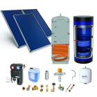 Thermador - Pack F-SSC dble ballon-ECS 300L chauf.300L-3pann.-fix. toit. inclinée+ access.