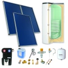 Thermador - Pack A-CESI avec appoint élec.500L blanc -3 panneaux-fix. toit. inclinée+ access