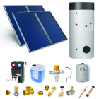 Thermador - Pack C-CESI ballon 500L soutien PAC -4 panneaux-fix. toit. inclinée+ access.