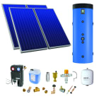 Thermador - Pack E-SSC 400L moyenne t°-ECS instant. -4 panneaux-fix. toit. inclinée+ access