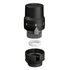 Thermador - Ensemble thermostatique noir : tête coque clé de montage pour sèche-serviettes