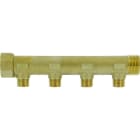 Thermador - Collecteur laiton 1"  - 4 sorties 1/2" pour installation sanitaire - chauffage