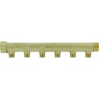 Thermador - Collecteur laiton 1" - 6 sorties 1/2" pour installation sanitaire - chauffage