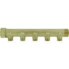 Thermador - Collecteur laiton 1"1/4 - 5 sorties 1/2" pour installation sanitaire - chauffag
