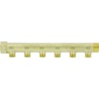 Thermador - Collecteur laiton 1"1/4 - 6 sorties 3/4" pour installation sanitaire - chauffag