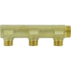 Thermador - Collecteur borgne en laiton - 3 sorties 1/2"M