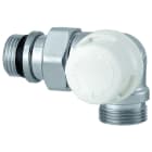 Thermador - Corps thermostatiques double équerre droite 3/8", chromés et auto-étanches.