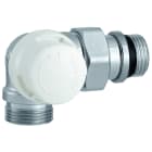 Thermador - Corps thermostatiques double équerre gauche 3/8", chromés et auto-étanches.