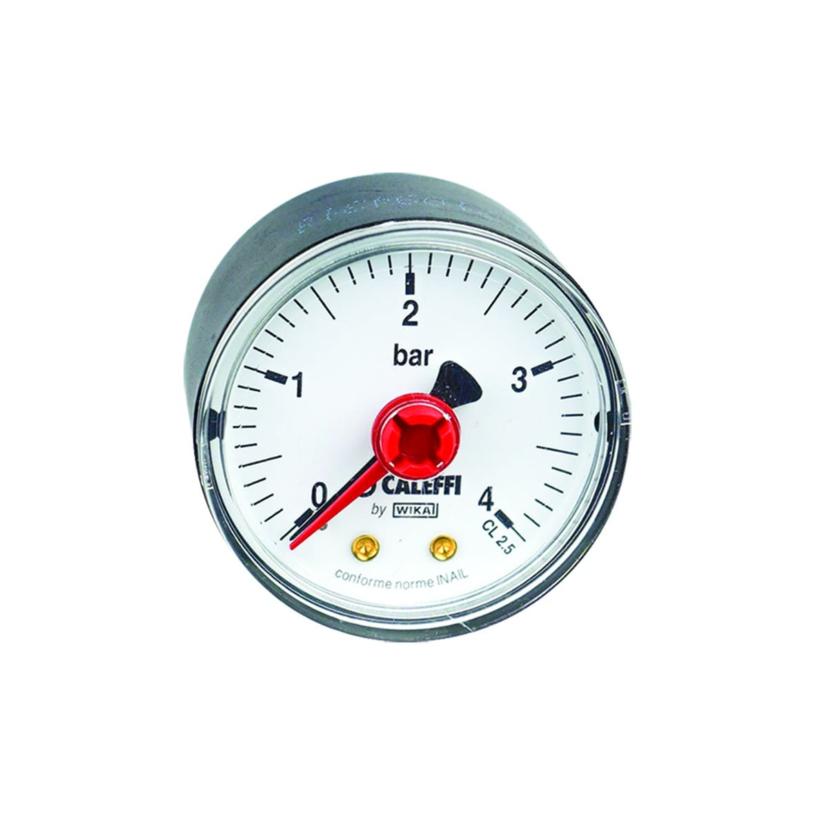 Thermador - Manomètre axial 0-4 bar, conçu pour le séparateur d'air CALEFFI HED®