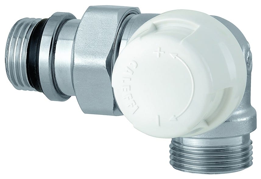 Thermador - Coude et té thermostatique double équerre droite 3/8" avec douille auto-étanche.