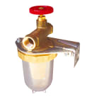 Thermador - Filtre simple entrée et sortie femelle 1/2 " + robinet + collier fixation mobile