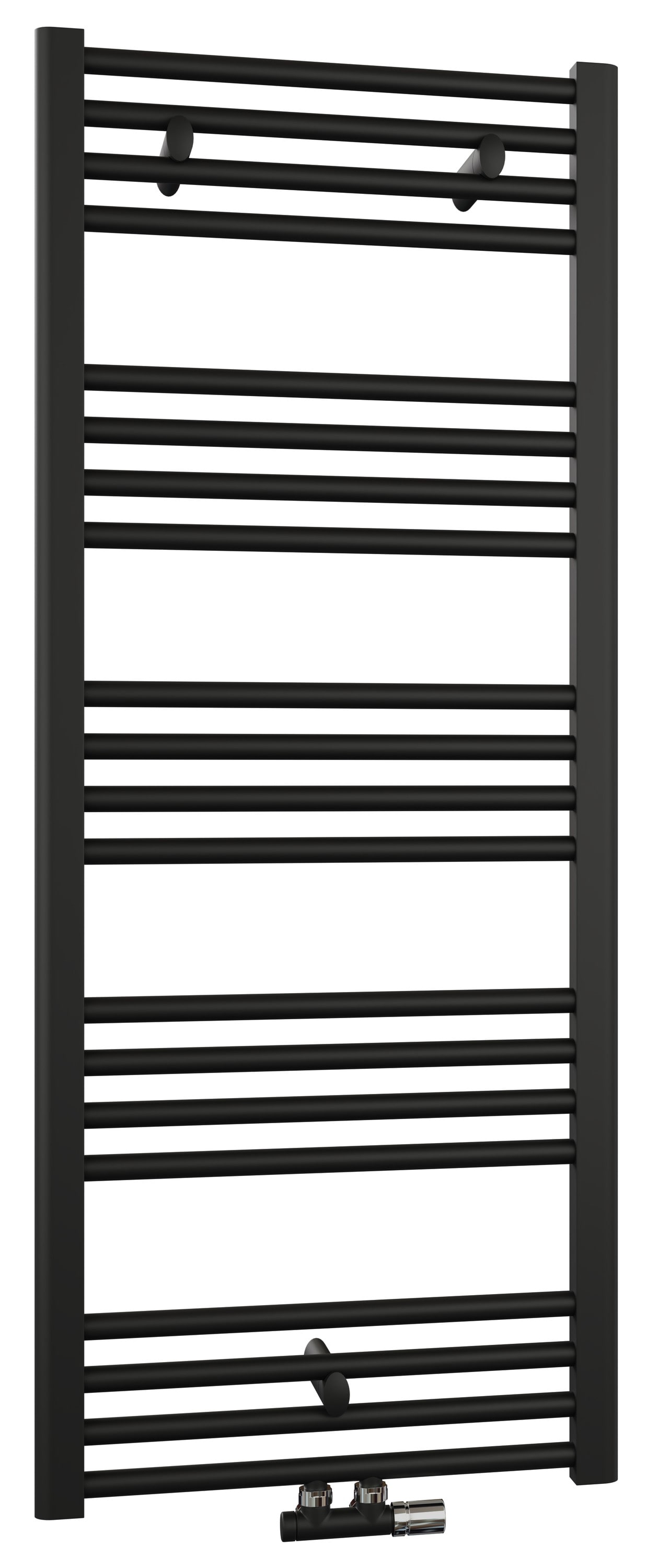 Thermador - MAHANA Droit 500X700 NoirSèche-Serviette Acier 301W