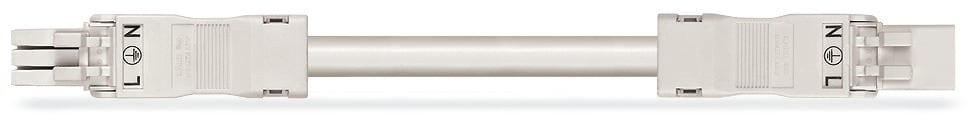 Wago Contact - Cordon Mini M/F 3G1 Z1Z1F câble Blanc 4m Conn. Blanc