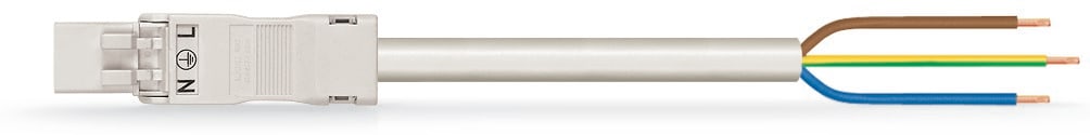 Wago Contact - Cordon Mini M/D 3G1 Z1Z1F câble Blanc 8m Conn. Blanc