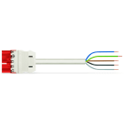 Wago Contact - Câble de raccordement précâblé Eca connecteur mâle/extrémité libre, rouge