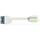 Wago Contact - Câble de raccordement précâblé Eca Connecteur femelle/extrémité libre, gris fonc