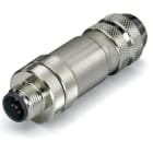 Wago Contact - Connecteur blindé PROFIBUS / bus système - M12 mâle droit - Connexion ressort