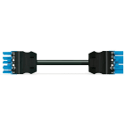 Wago Contact - Cordon de raccordement précâblé Cca Connecteur femelle / connecteur mâle, bleu