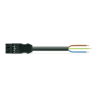 Wago Contact - Câble de raccordement précâblé Cca connecteur mâle/extrémité libre, noir