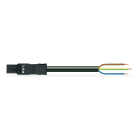 Wago Contact - Câble de raccordement connecteur mâle # extrémité non racc 3 pôles, noir