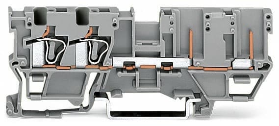 Wago Contact - Borne de base 2C/2 broches