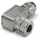 Wago Contact - Connecteur blindé PROFIBUS / bus système - M12 femelle coudé - Connexion vis