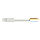 Wago Contact - Câble de raccordement précâblé Eca Connecteur mâle/extrémité libre, blanc