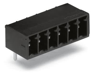 Wago Contact - Connecteur mâle THT 0.8 x 0.8 mm solder pin Coudé, noir