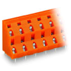 Wago Contact - Barrette à bornes CI / 2 étages / 2 pôles / Pas 10,16 mm / Orange