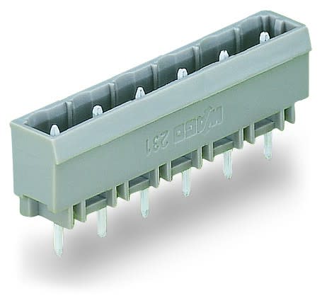 Wago Contact - Connecteur mâle THT 1.2 x 1.2 mm solder pin Droit, gris