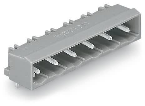 Wago Contact - Connecteur mâle THT 1.2 x 1.2 mm solder pin Coudé, gris