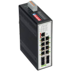 Wago Contact - Switch ETHERNET admin. 8 ports PoE+ 1000Base-T - 4 slots SFP 1000