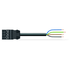 Wago Contact - Câble de raccordement connecteur mâle # extrémité non racc 4 pôles, noir
