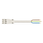 Wago Contact - câble de raccordement précâblé B2ca connecteur mâle/extrémité libre, blanc