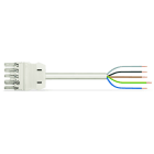 Wago Contact - Câble de raccordement précâblé Eca Connecteur femelle/extrémité libre, blanc